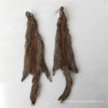 Factory price top quality real hamster pelt skin hide